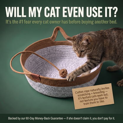 Clawden™ Natural Rope Basket