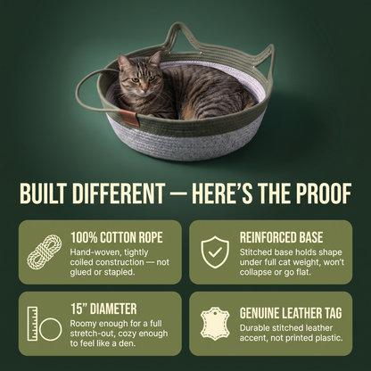 Clawden™ Natural Rope Basket