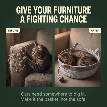 Clawden™ Natural Rope Basket